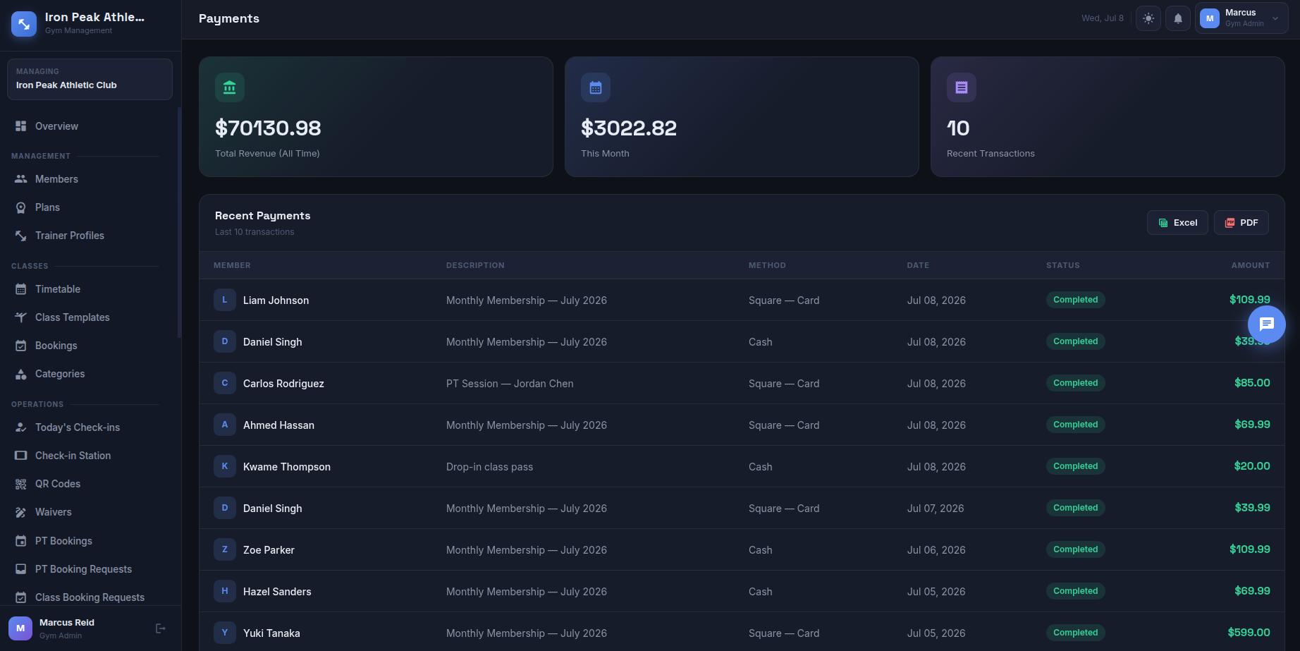 Payments